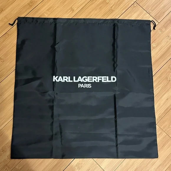 Karl Lagerfeld Black Dust Bag 19.5 x 19.5 - Picture 2 of 2
